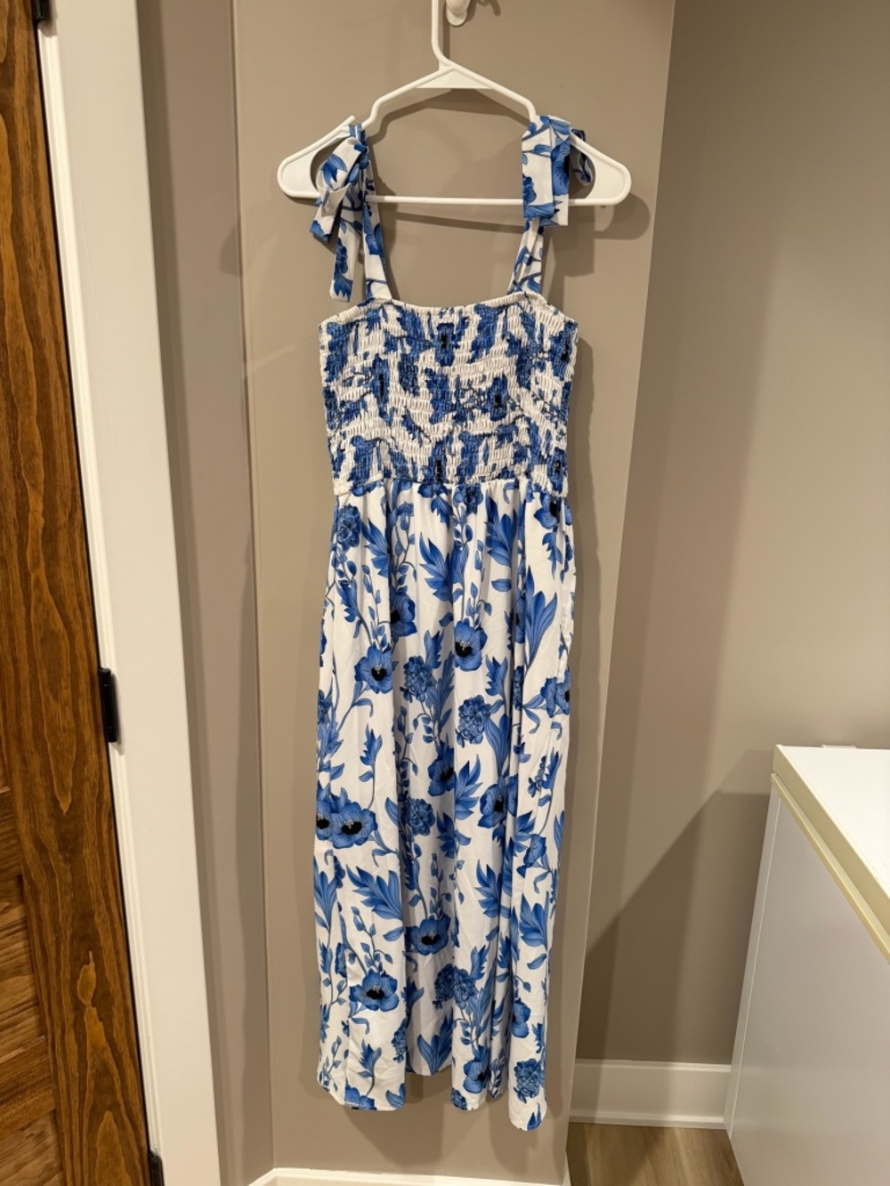 Floral Midi Dress Sz M